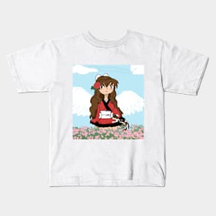 Chilling in the field Kids T-Shirt